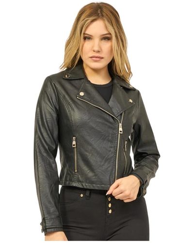 GAUDI Jackets > leather jackets - Gris