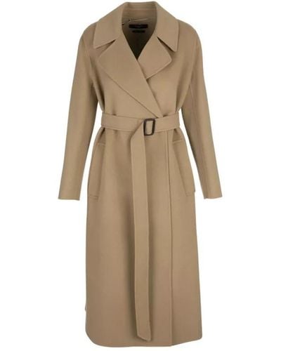 Weekend by Maxmara Belted Coats - Natural