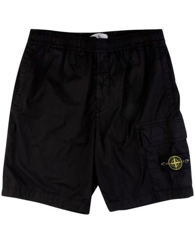 Stone Island Casual Shorts - Black
