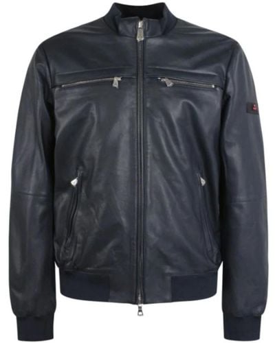 Peuterey Leather Jackets - Blue