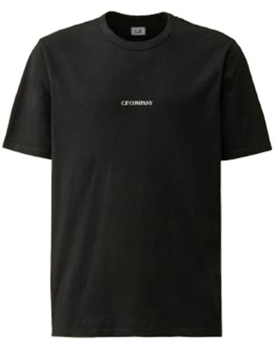 C.P. Company Logo t-shirt in schwarz jersey