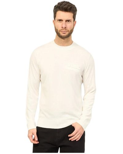 Armani Exchange Long Sleeve Tops - White