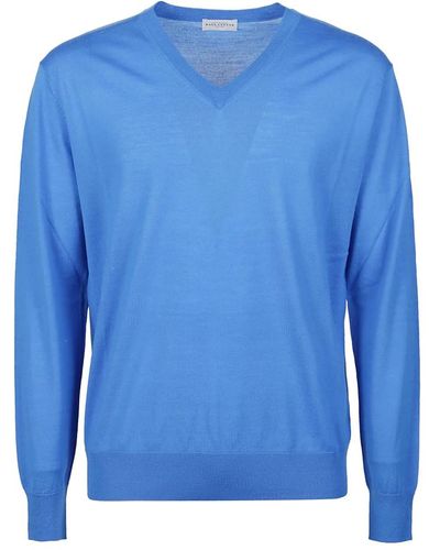Ballantyne Plain Sweater - Blau