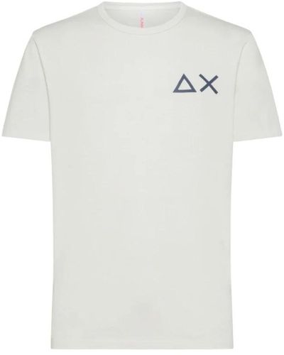 Sun 68 T-Shirts - White
