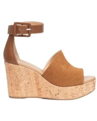 Nero Giardini Shoes > heels > wedges - Marron