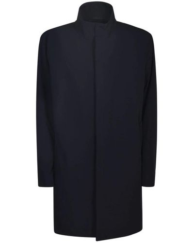Giorgio Armani Single-Breasted Coats - Blue