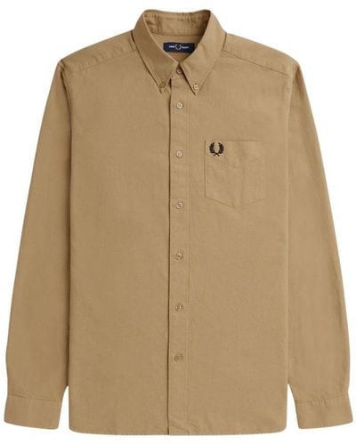 Fred Perry Casual Shirts - Natural