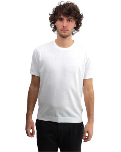 Kangra Weißes rundhals-t-shirt