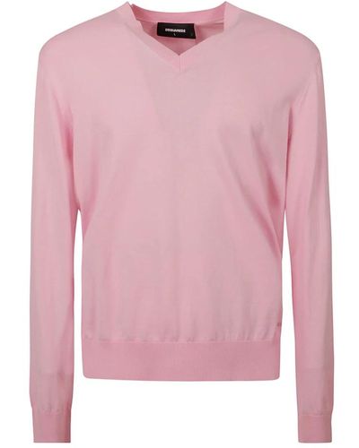 DSquared² Round-neck knitwear - Pink