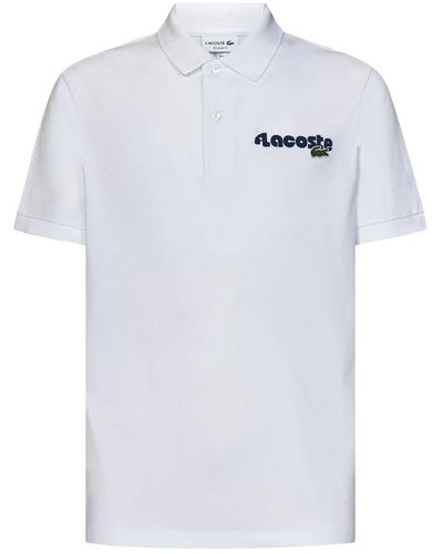 Lacoste Polo Shirts - White
