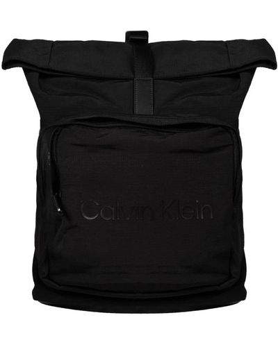 Calvin Klein Stylischer rucksack mit laptopfach - Schwarz