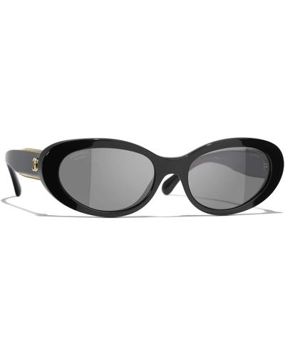 Chanel Schwarze sonnenbrille mit originalzubehör,ch5515 c71451 sunglasses