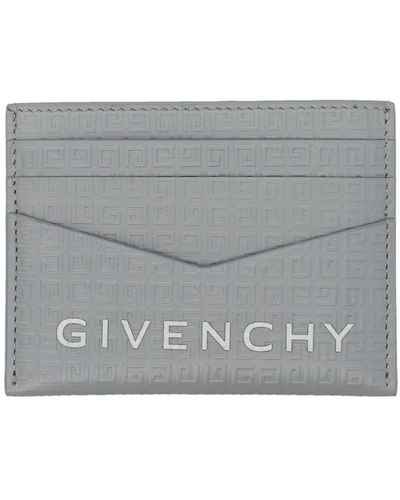 Givenchy Hellgraue kartenhalter brieftasche
