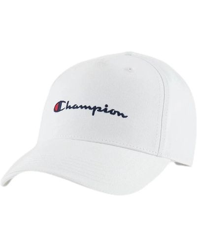 Champion Weiße legacy logo kappe