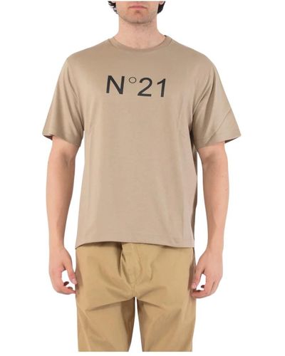 N°21 N°21 t-shirt in cotone - Neutro