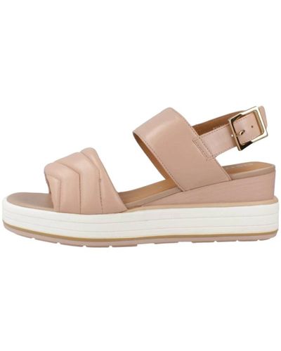 Geox High heel sandals,flat sandals - Pink