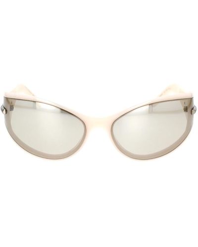 Givenchy Moderne ovale sonnenbrille - Weiß