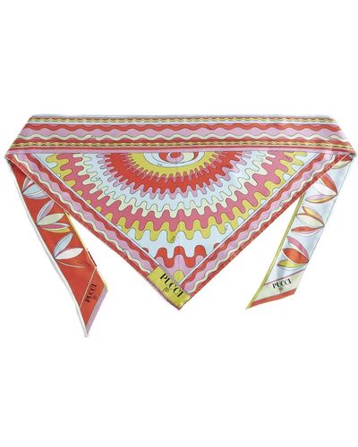 Emilio Pucci Silky Scarves - Pink