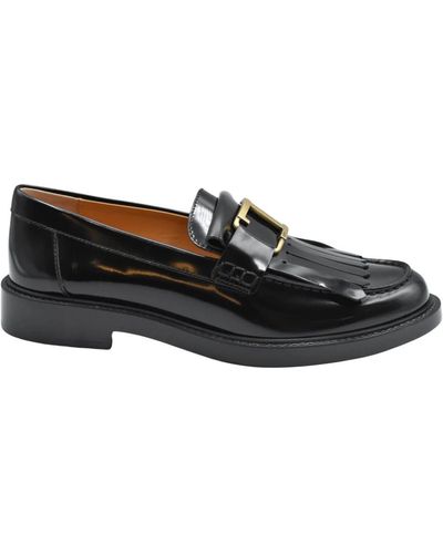 Tod's Schwarze schnürschuhe