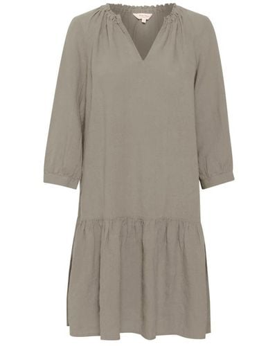 Part Two Short Dresses - Grey