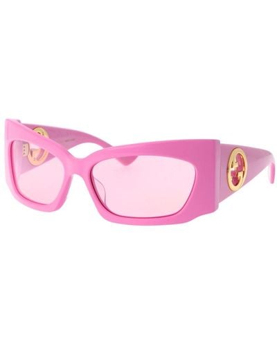 Gucci Stylische sonnenbrille gg1412s - Pink