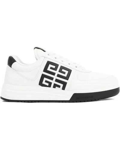 Givenchy Schwarze noos sneakers rundzehen-design - Weiß