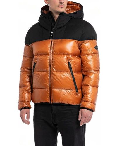 Replay Jackets > down jackets - Orange