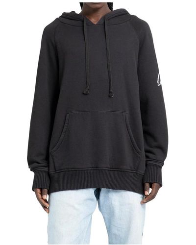 Greg Lauren Schwarzer hoodie mit raglanärmeln