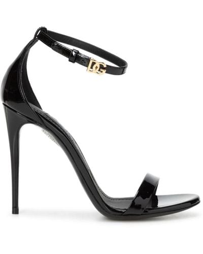 Dolce & Gabbana High Heel Sandals - Black