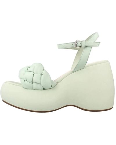 Elvio Zanon Shoes > heels > wedges - Métallisé