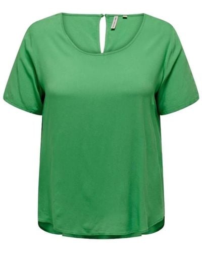 Only Carmakoma T-Shirts - Green
