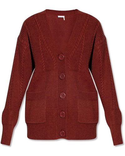See By Chloé Cardigan with pockets - Rot