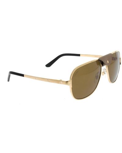 Cartier Stilvolle sonnenbrillen für frauen - verbessern sie ihren stil - Gelb