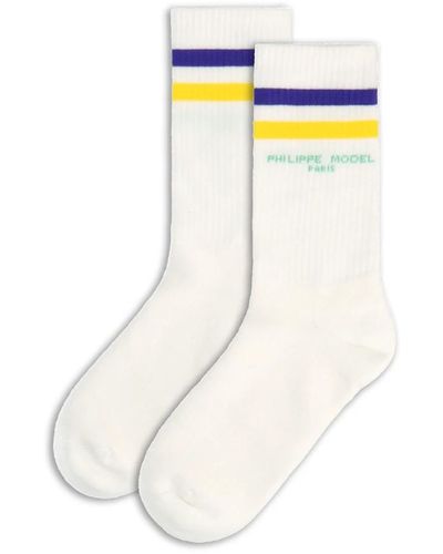 Philippe Model Chaussettes - Blanc