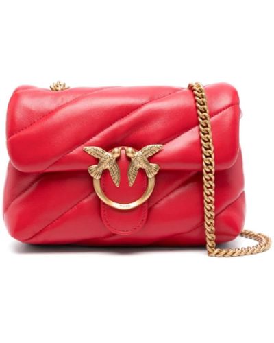 Pinko Cross Body Bags - Red