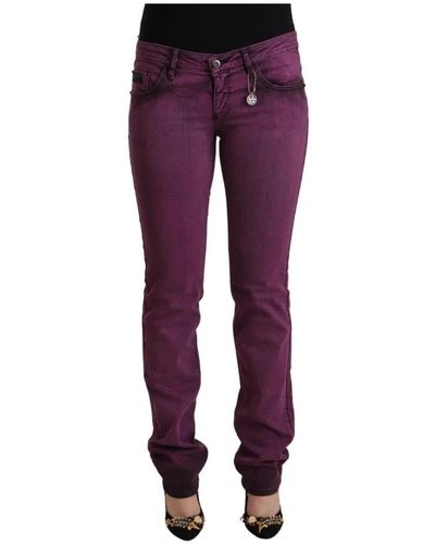 CoSTUME NATIONAL Skinny Jeans - Purple