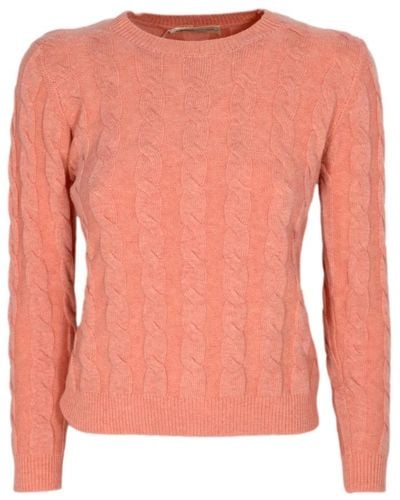Cashmere Company Knitwear > round-neck knitwear - Rose