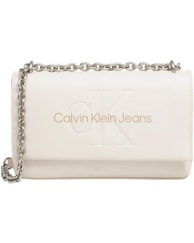 Calvin Klein Cross Body Bags - Natural