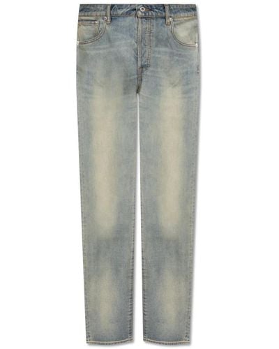 KENZO Jeans > slim-fit jeans - Gris