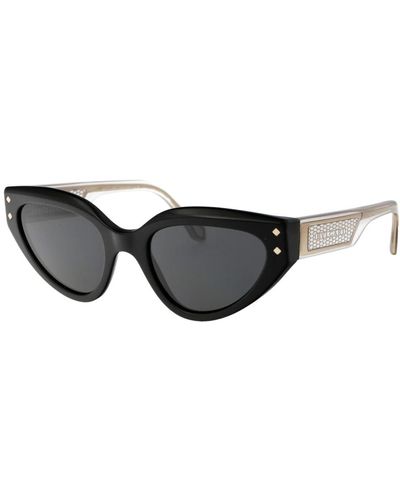 BVLGARI Stylische sonnenbrille für trendigen look - Schwarz