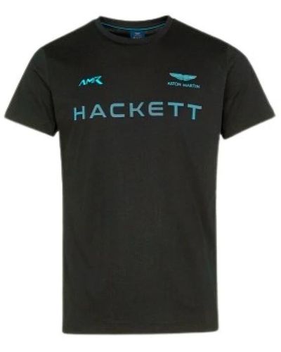 Hackett T-shirt aus baumwolle - Schwarz