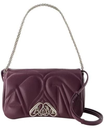 Alexander McQueen Shoulder Bags - Purple