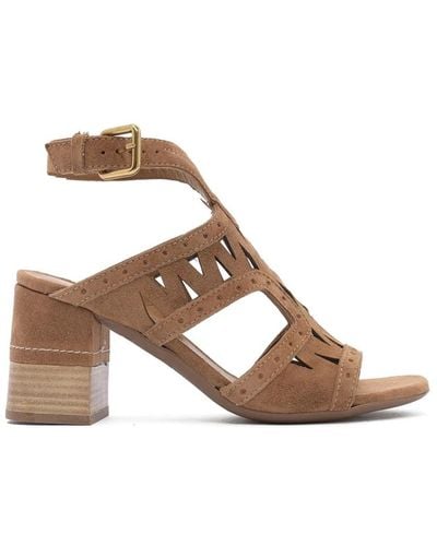 Alpe High Heel Sandals - Brown