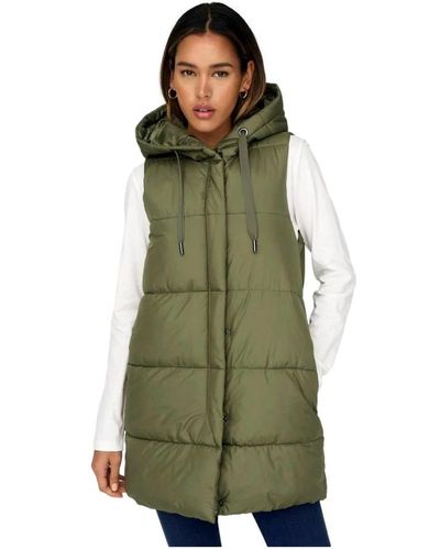 ONLY Gilet imbottito donna - Verde