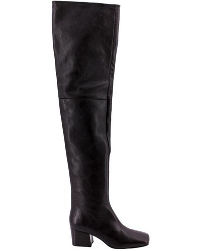 Lemaire Over-Knee Boots - Black