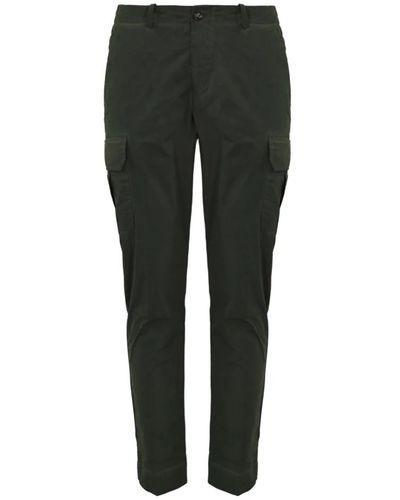 Rrd Pantaloni slim fit in tessuto tecnico verde - Nero