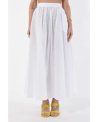 MSGM Maxi Skirts - White
