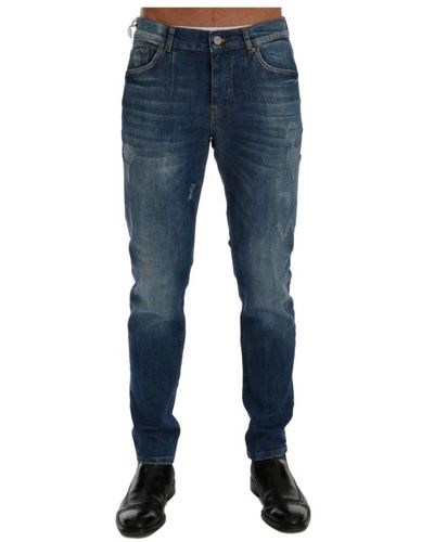 Frankie Morello Slim-Fit Jeans - Blue