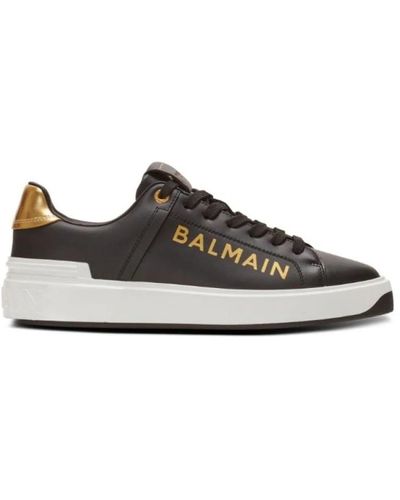 Balmain Shoes > sneakers - Marron
