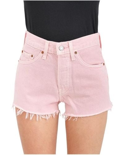 Levi's Denim Shorts - Pink